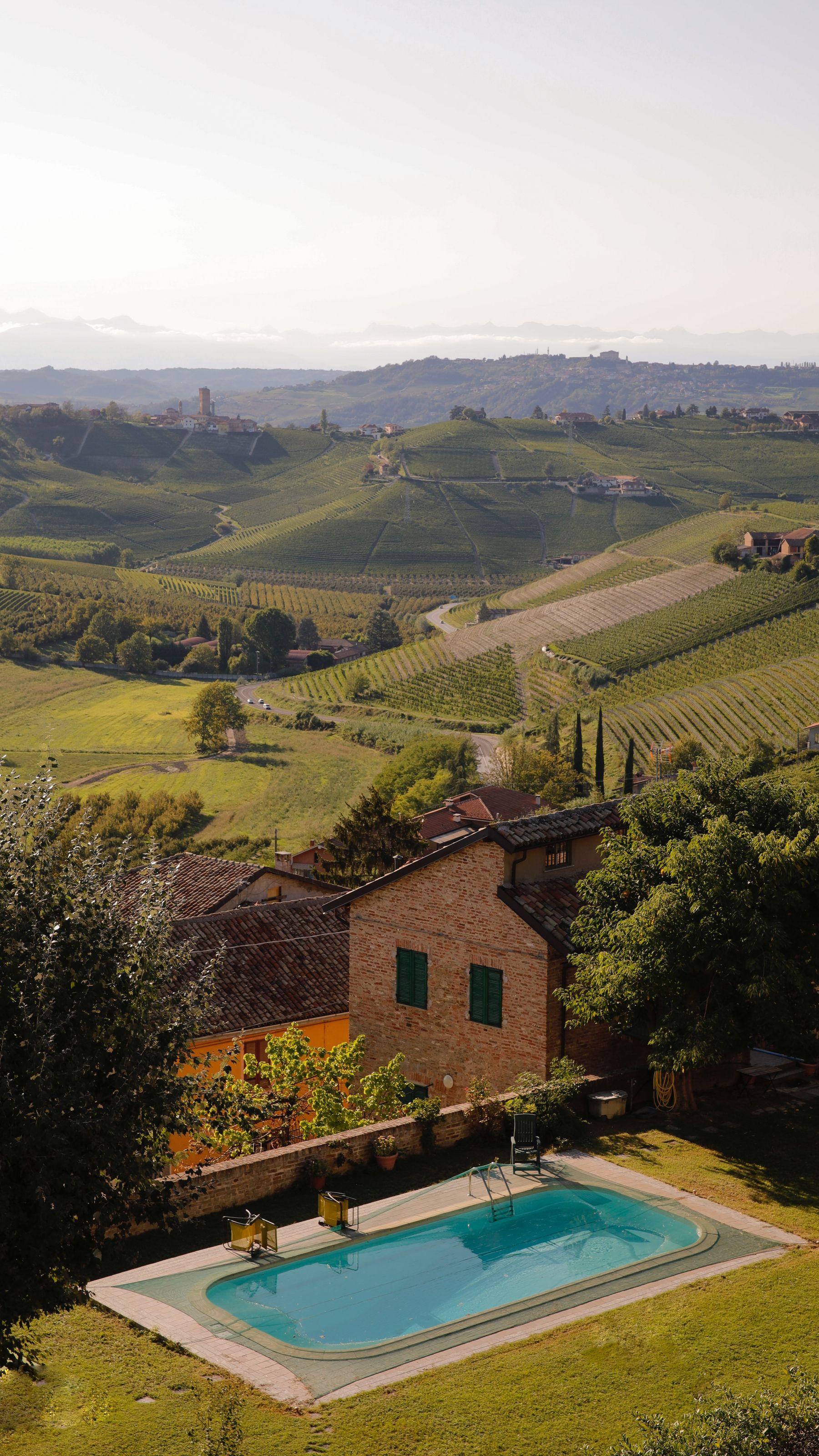 Venkovský pobyt s bazénem mezi italskými vinicemi